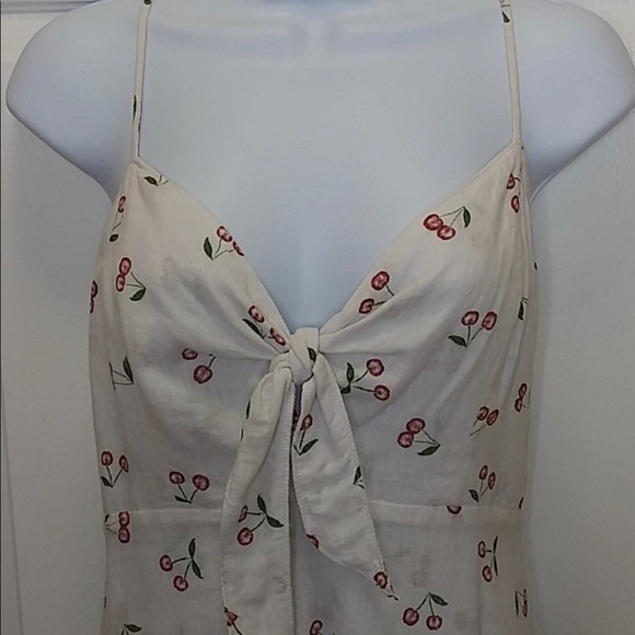 Rails August Red Cherries Dress in White - Picture 6 of 16